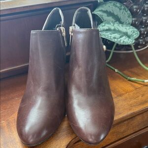Vince Camuto Dark Brown Ankle Booties